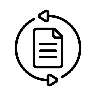 Proje Döngü simgesi vektör illüstrasyon tasarımı