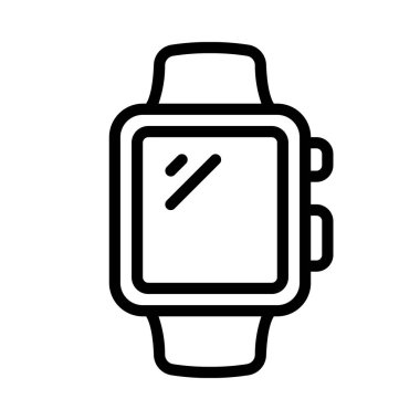 akıllı saat simge vektör illüstrasyonu 