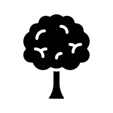 vektör ağacı simgesi illüstrasyonu
