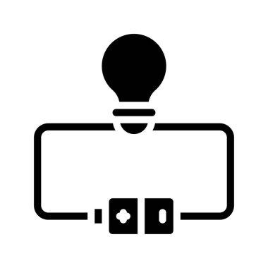 Battery icon, vector illustration simple design