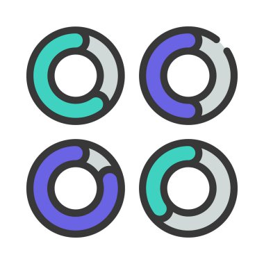 Grafik web simgesi vektör çizimi