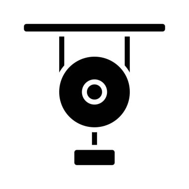 Makara Ağırlık Aygıtı düz simgesi, vektör illüstrasyonu 