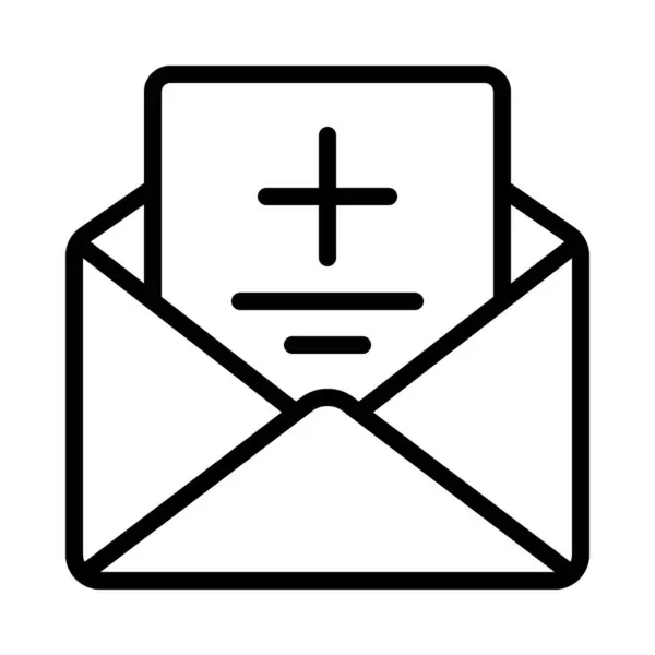 Email Invite Icon Vector Illustratie — Stockvector