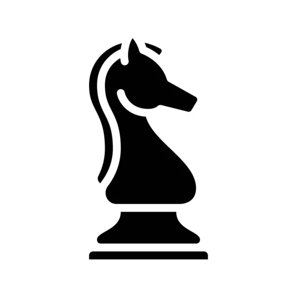 Ilustración Vectorial Knight Chess Piece — Vector de stock