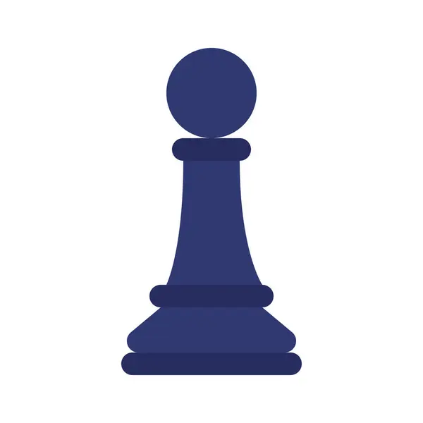 Ilustração Vetorial Strategy Chess Piece — Vetor de Stock