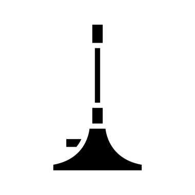 Bunsen Burner web simgesi vektör illüstrasyonu