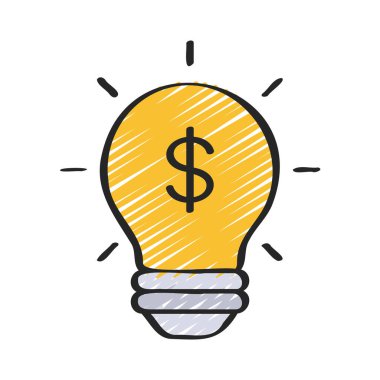 Financial Ideas icon, vector illustration  