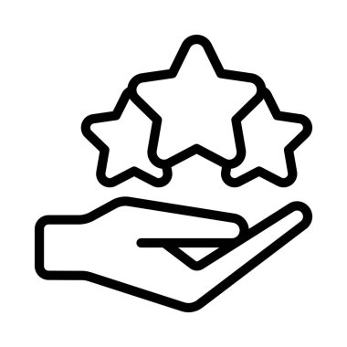 İnceleme El simgesi vektör illüstrasyonunu ver