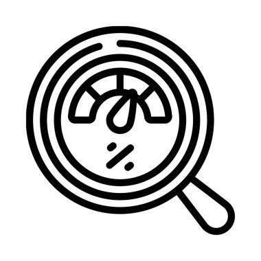 Kredi Puanı web simgesi vektör çizimi