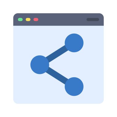 Web simge vektör çizim paylaşmak                       