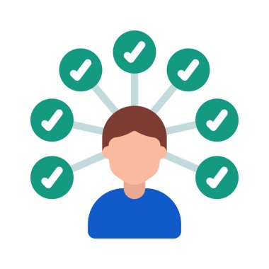 Çoklu görev web simgesi vektör illüstrasyonu