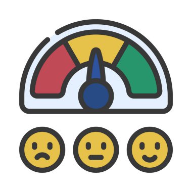 Mutluluk Yarım Metre simge vektör illüstrasyon tasarımı