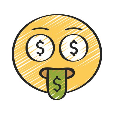 Para Gözü Web simgesi vektör illüstrasyonu