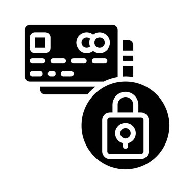 parola kilidi düz vektör simgesi