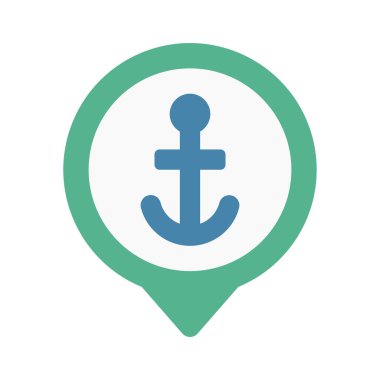 çapa simgesi vektör illüstrasyonu