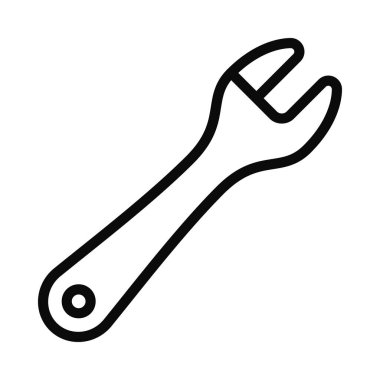 Anahtar araç simgesi, düz biçim