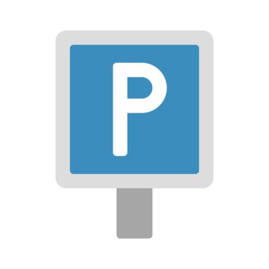 Parking web icon vector illustration