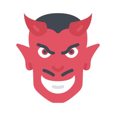 Devil Web simgesi vektör illüstrasyonu