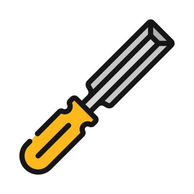 El Kesme Aracı simgesi, vektör illüstrasyonu    