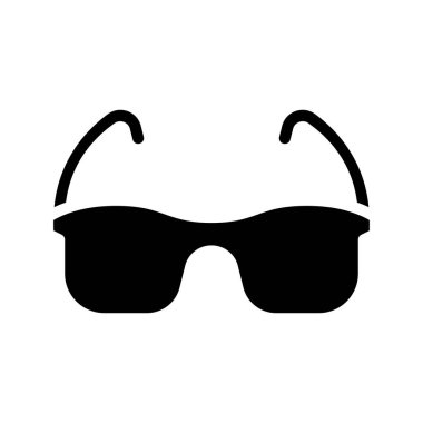 Güneş Gözlüğü İkili Web ikonu vektör çizimi