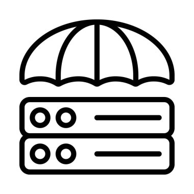 ağ simgesi, vektör illüstrasyonu basit tasarım