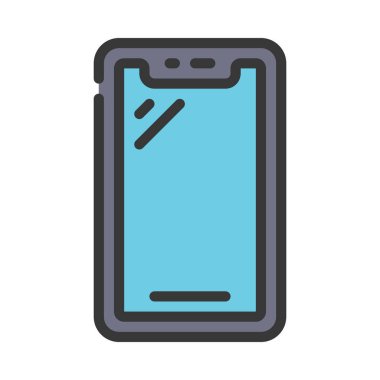akıllı telefon simgesi vektör çizimi 