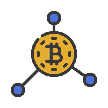 Düğüm simgesi vektör illüstrasyon tasarımı