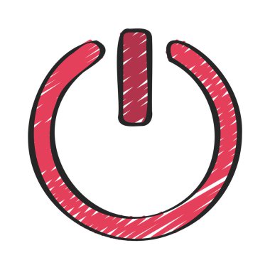 Güç İşareti vektör çizimi 