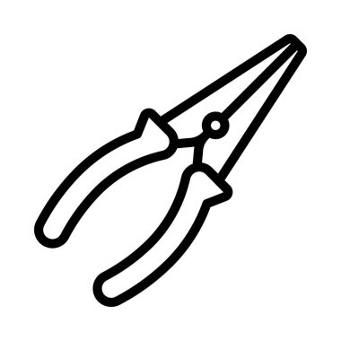 Pense simgesi, vektör illüstrasyonu 