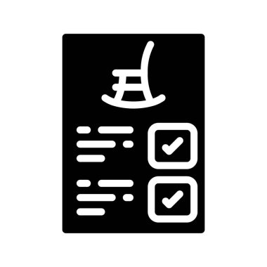 Emeklilik Planları web simgesi düz tasarım, vektör illüstrasyonu