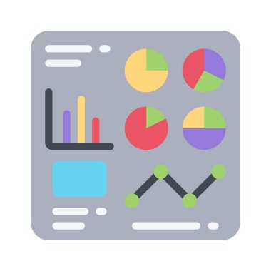 Veri Toplama simgesi, vektör illüstrasyonu  