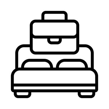 zaman yönetimi ve zaman kavramı simgesi, vektör illüstrasyonu basit tasarım