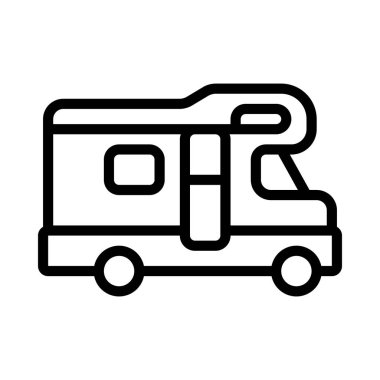 Motorhouse simgesi, vektör illüstrasyonu   