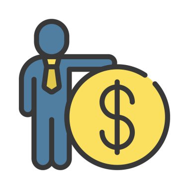 Para web sitesi vektör illüstrasyonunu ver