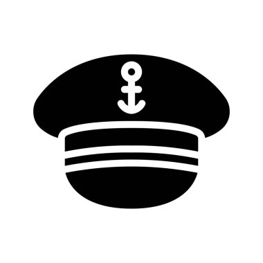 hat simgesi, vektör illüstrasyonu basit tasarım