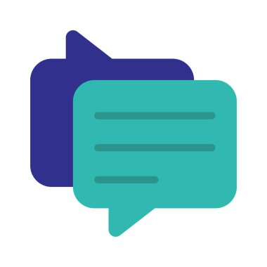 İletiler web simgesi vektör illüstrasyonu