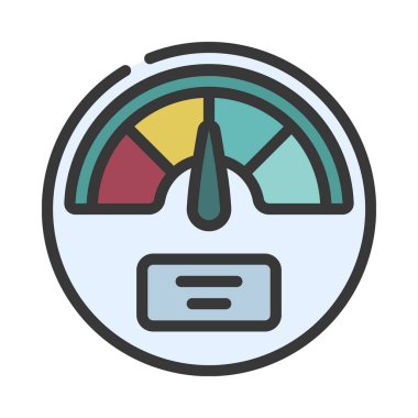 Performans simgesi vektör illüstrasyon tasarımı