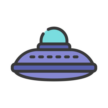 UFO web simge vektör çizim