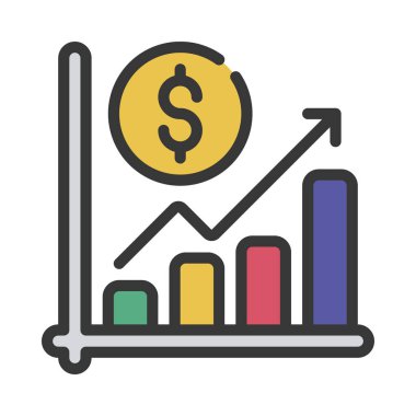 Financial Profit icon, vector illustration  