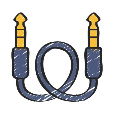 Audi Jack Cable vektör çizimi tasarımı