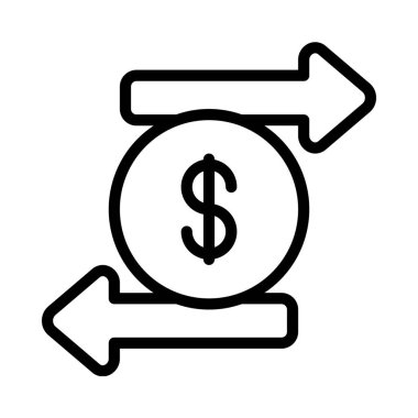 Financial Transaction icon, vector illustration  