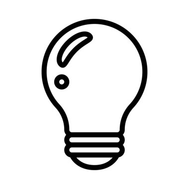ampul simgesi vektör illüstrasyonu 