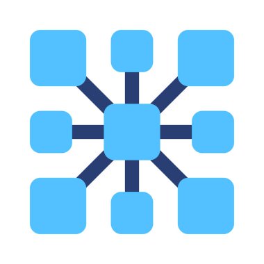 Karmaşık Veri simgesi, vektör illüstrasyonu 