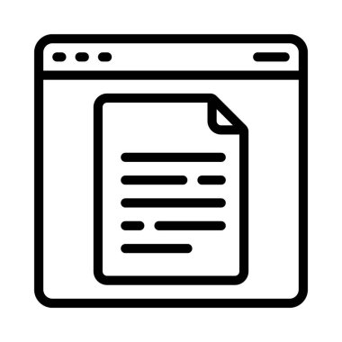 dosya simgesi, vektör illüstrasyonu