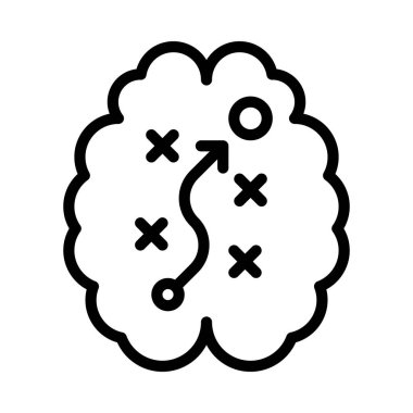 Simge vektör illüstrasyon tasarımı planlanıyor