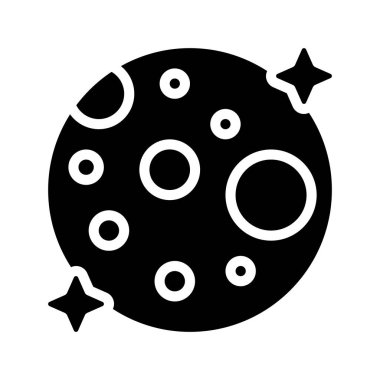 ay web simge vektör çizim