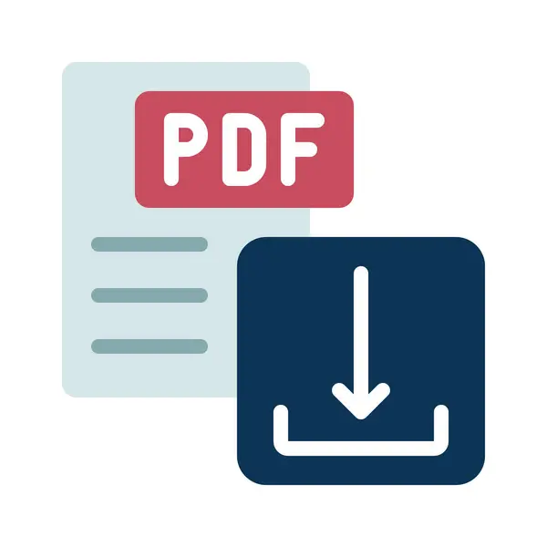 Fil Pdf Format Ikon Vektor Illustration — Stock vektor