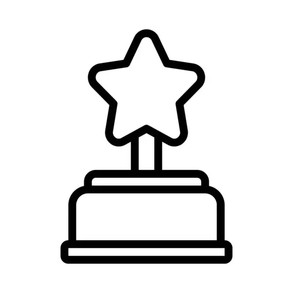 Star Award Web Icoon Vector Illustratie — Stockvector
