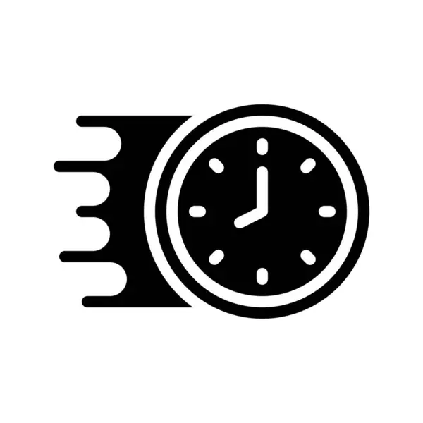 Saat Izole Edilmiş Simge Vektör Tasarımı — Stok Vektör