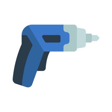 Kablosuz tornavida vektör illüstrasyon tasarımı